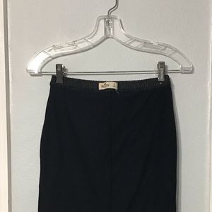 Black Sweater tapered skirt